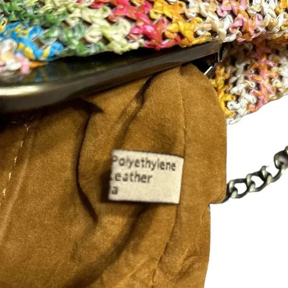 Patricia Nash satchel,purse,Laureana.Coral  multi Spanish ,woven,zig zag,boho - Picture 10 of 15